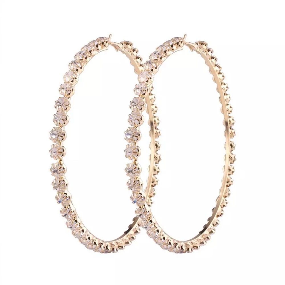 Big hoop earrings